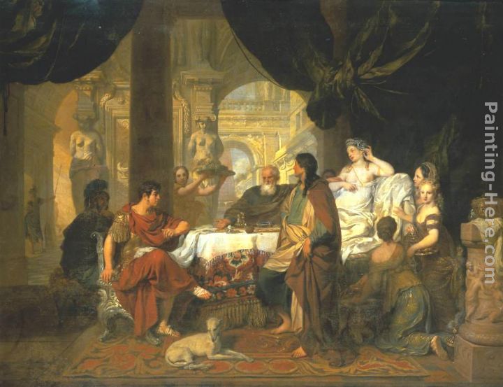 Cleopatra painting - Gerard De Lairesse Cleopatra art painting